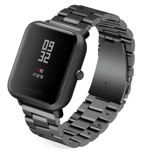 Ремешок металлический 20mm Black 2