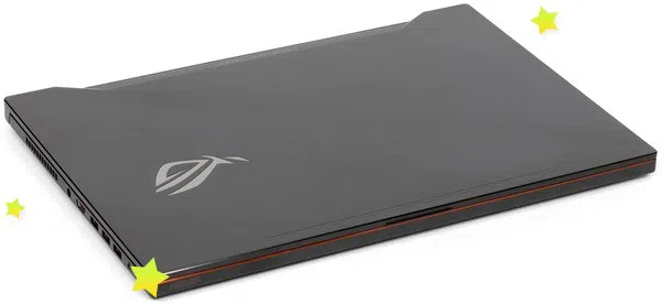 Laptop Asus GM501GM Black (i7-8750H 16G 1T+256Gb) 2