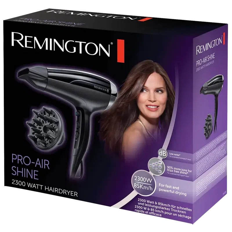 Uscător de păr Remington Pro-Air Shine D5215, 2300 W 3