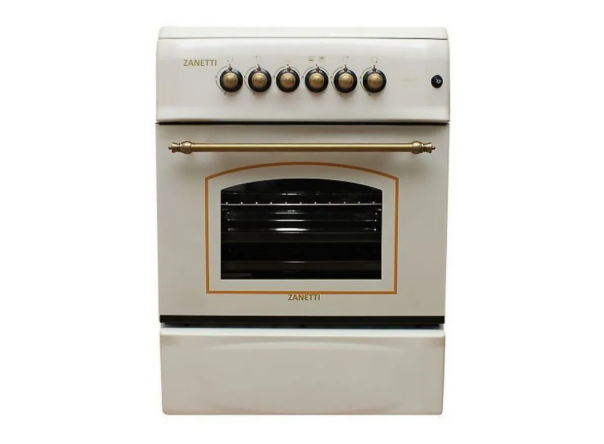 Комбинированная кухонная плита ZANETTI Z5000 EKR, Cream 3