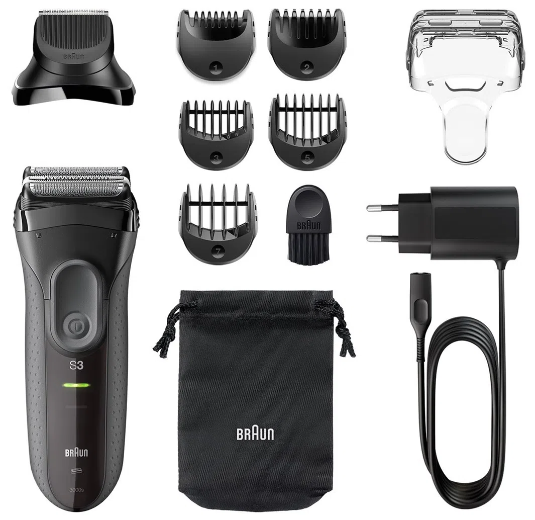 Бритва Braun Series 3 3000BT Shave & Style, Gray 2