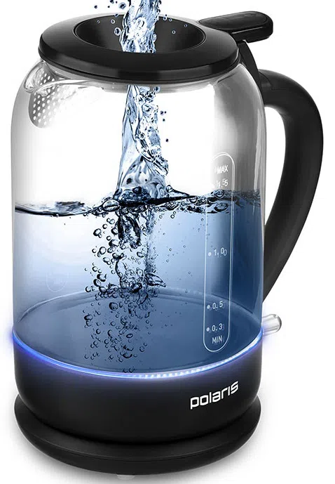 Электрочайник Polaris PWK 1759CGL White/Black 2