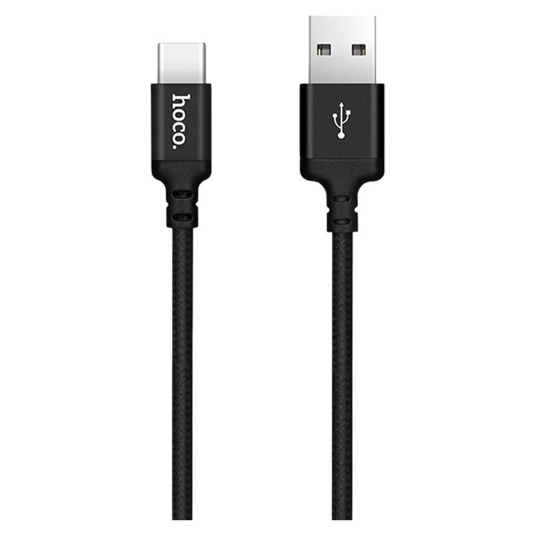 Кабель HOCO X14 Times speed, USB-A to Lightning, 1 м, Черный