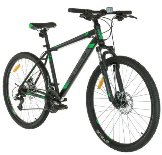 Bicicletă Stels Navigator 700 V 27.5/17.5 Black/Green (LU092626) 2