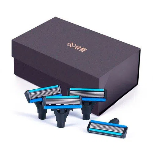 Набор лезвий для станка для бритья Handx H600 Razor, Черный, 4 шт. 2