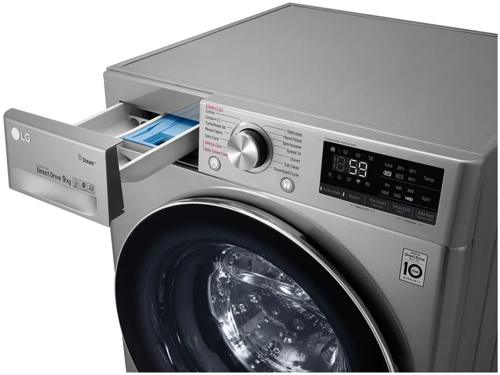 Стиральная машина LG F4WN609S2T Grey 4