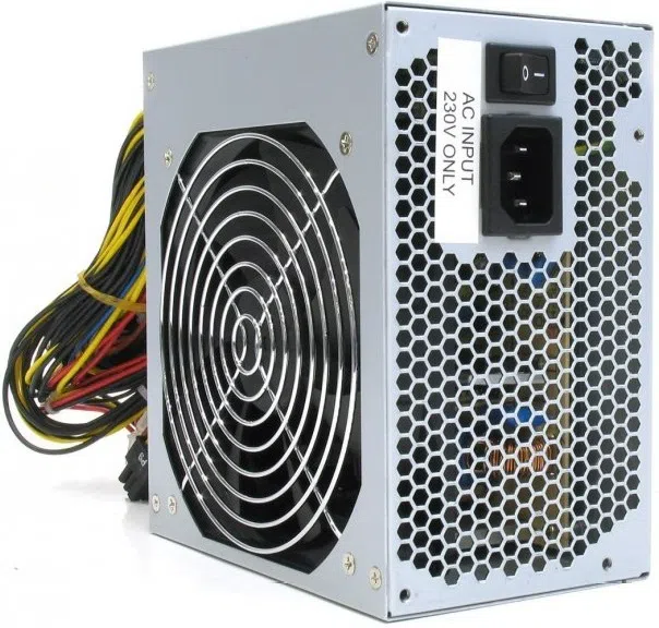 Блок питания для компьютеров HPC ATX-500W, 500 Вт, Серебристый 2