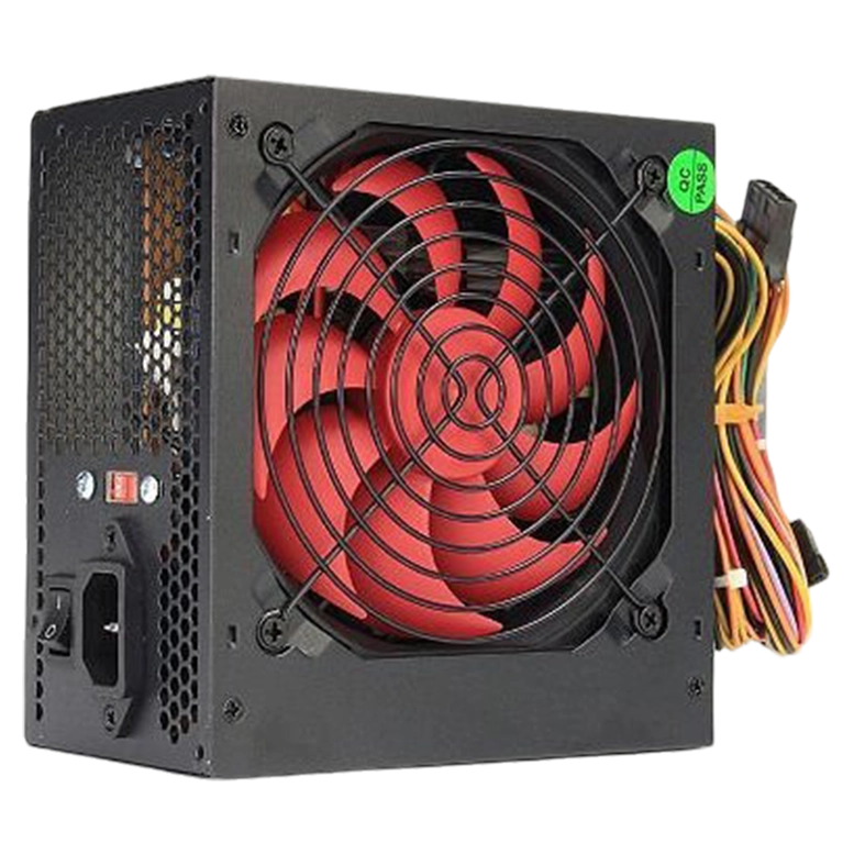 Блок питания для компьютеров HPC ATX-550W, 550 Вт, Черный