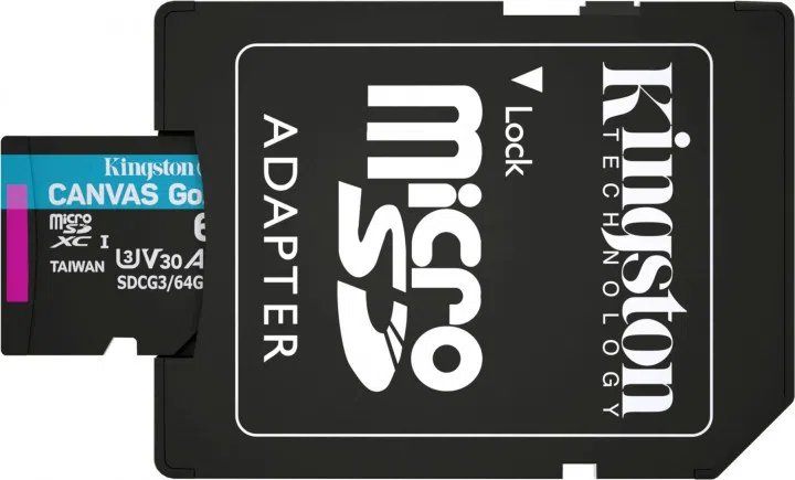 Сard de memorie Kingston microSD 64Gb Class10 UHS-I U3 (SDCG3/64GB) 3