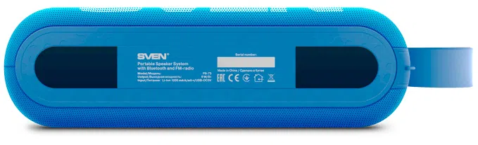 Портативная акустика Sven PS-75 Blue 4