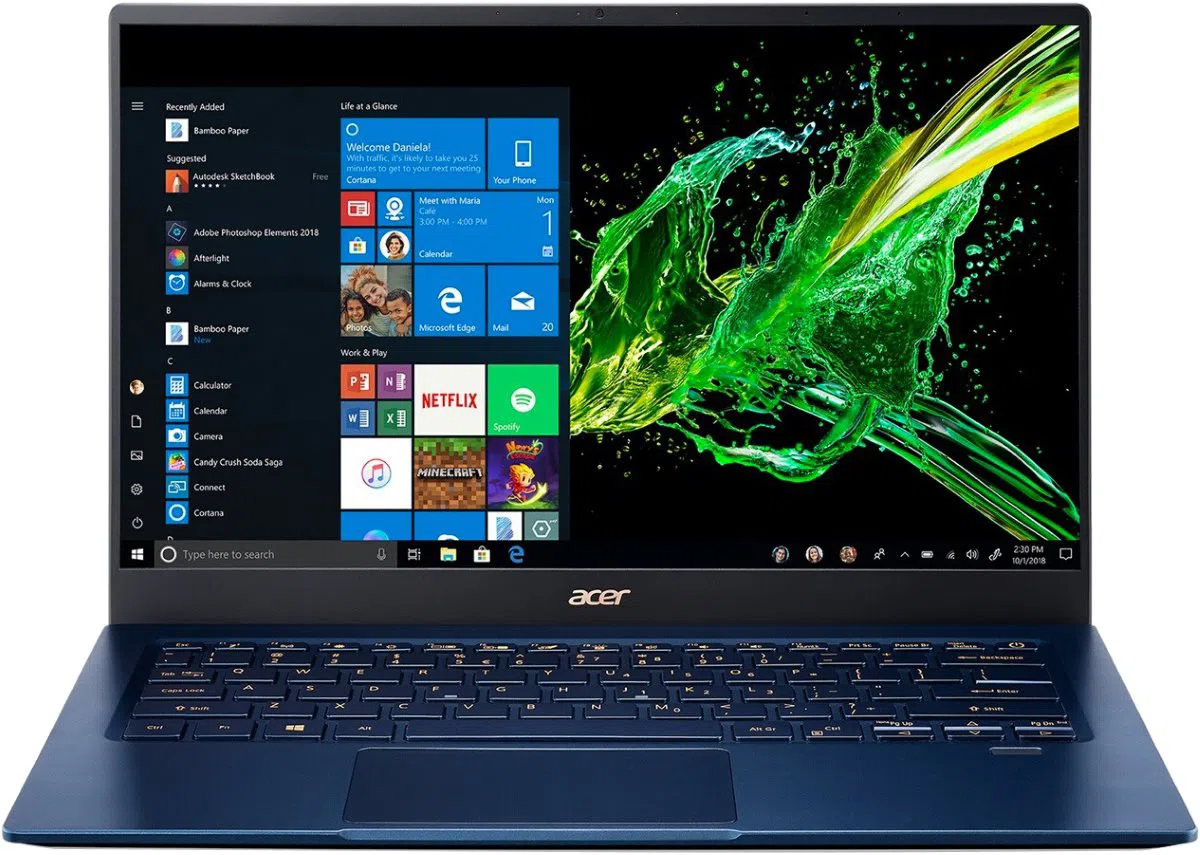 Laptop Acer Swift 5 SF514-54GT-58Z3 Charcoal Blue