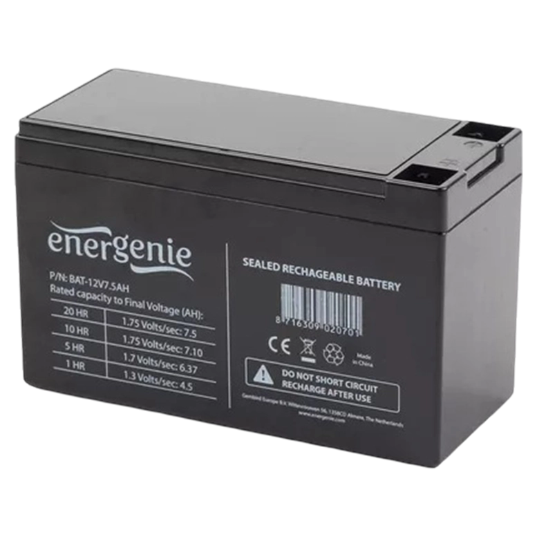 Батарея для ИБП Gembird BAT-12V7.5AH, Черный