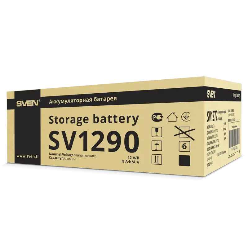 Батарея для ИБП Sven SV129012, Черный 4