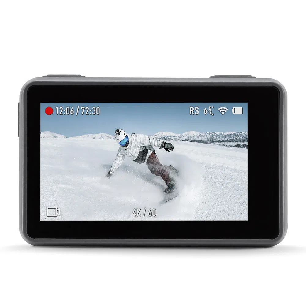 (186899) Action Camera DJI OSMO Action, 1/2.3" CMOS, 12MP, 145° f/2.8, ISO 100-3200, 4K 60fps / FHD 240 fps, SlowMo, HDR, Timelapse, Max Video Bitrade 100Mbps, microSD, Wi-Fi, Bluetooth 4.2, Front Screen 1.4 inch, Back Screen 2.25 inch,1300 mAh,124g 4