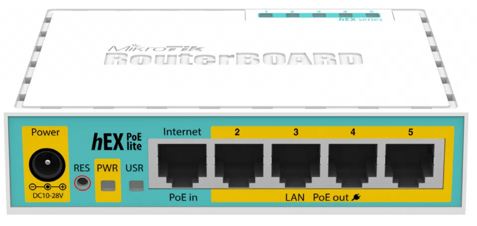 Router MikroTik hEX PoE lite (RB750UPr2)