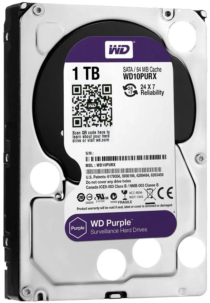 HDD Western Digital Caviar Purple 1Tb (WD10PURZ) 2