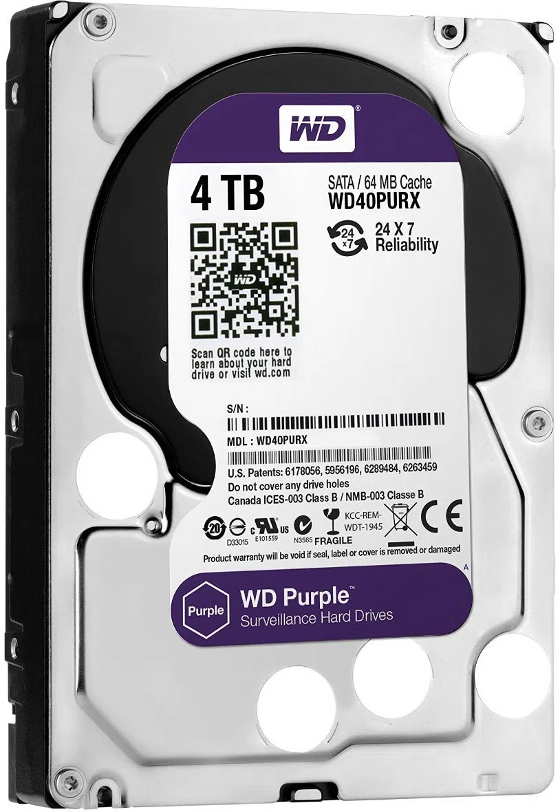 Жесткий диск Western Digital Purple 4Tb (WD40PURZ) 2
