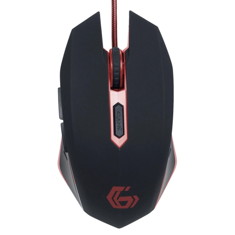 Mouse Gembird MUSG-001-R Black/Red