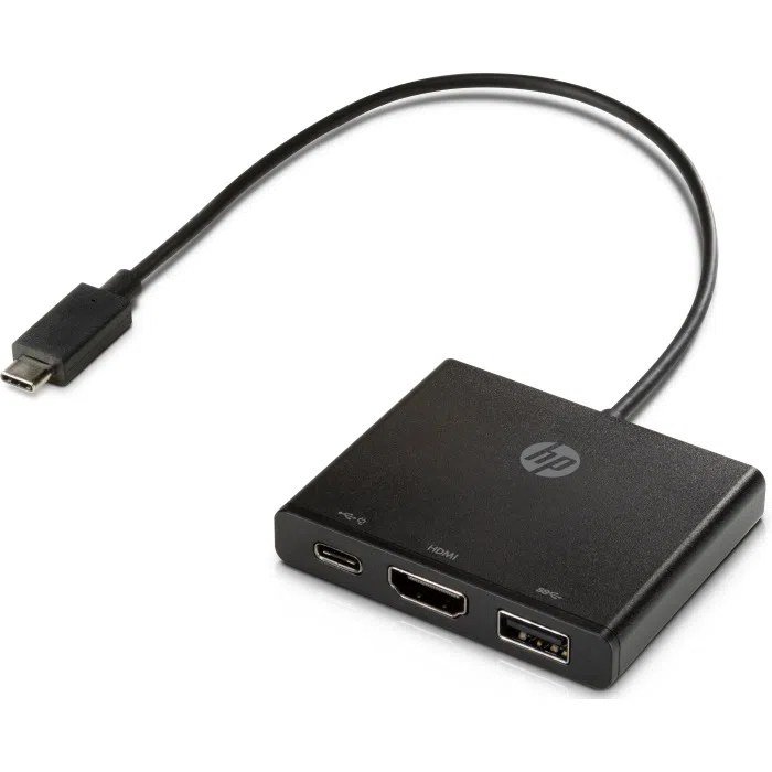 HP USB-C to Multi-Port Hub - 1 х HDMI, 1 х USB-C™, 1 х USB port. 2