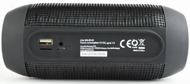 Портативная колонка Gembird SPK-BT-05, Black 5