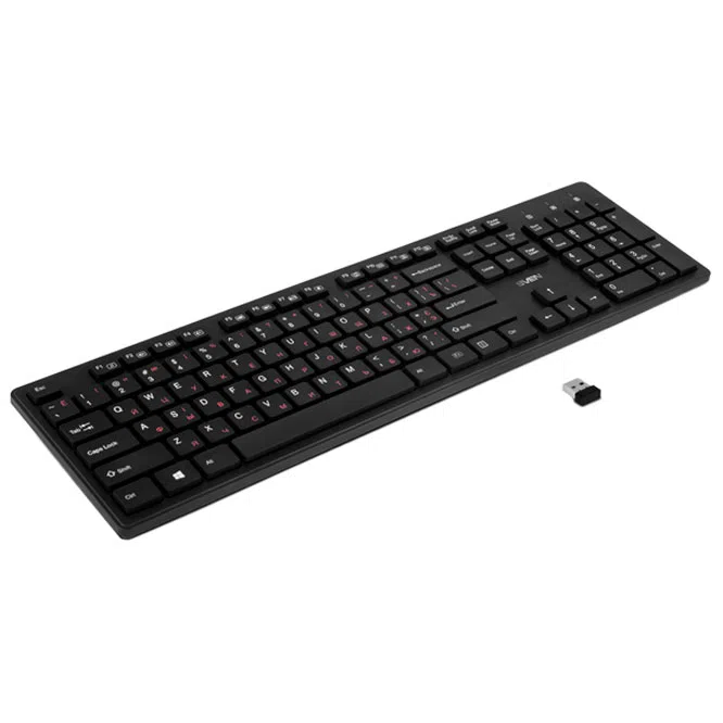 Клавиатура Sven KB-E5800W, Беспроводная, Черный 2