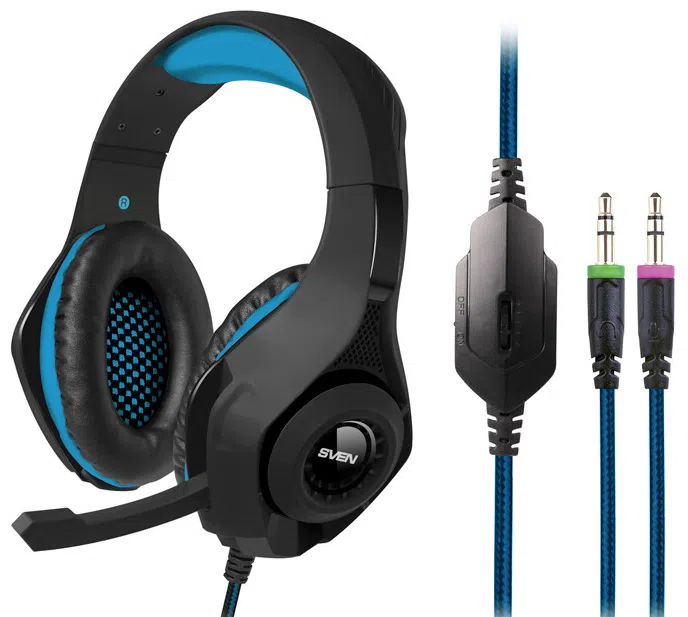 Наушники Sven AP-G887MV Black/Blue 7