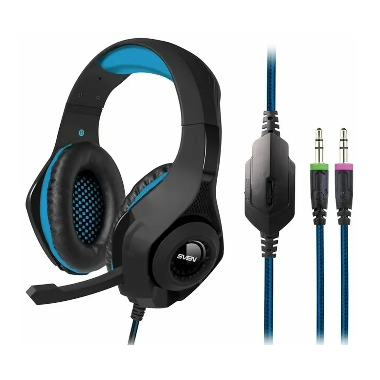 Наушники Sven AP-G887MV Black/Blue 6