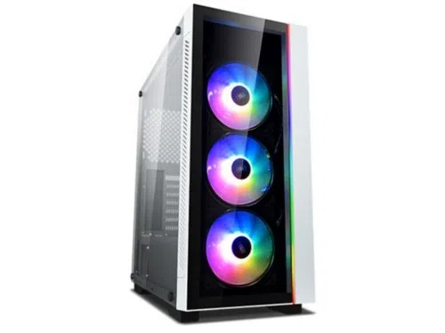 Корпус DEEPCOOL MATREXX 55 V3 ADD-RGB WH 3 / w/oPSU / Side panel / 3x120mm ADD-RGB fans / ATX / White 2