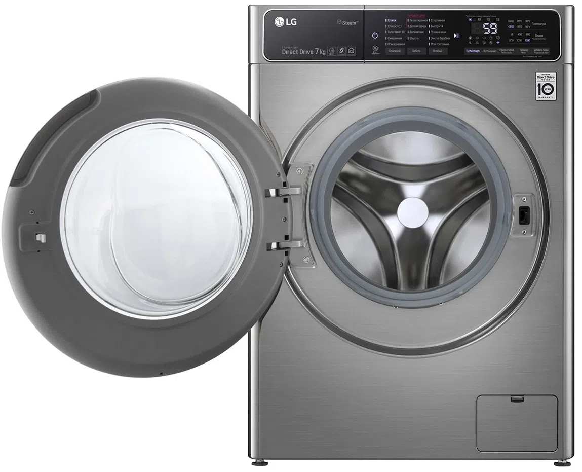 Maşina de spălat rufe LG F2T9HS9S Grey 4