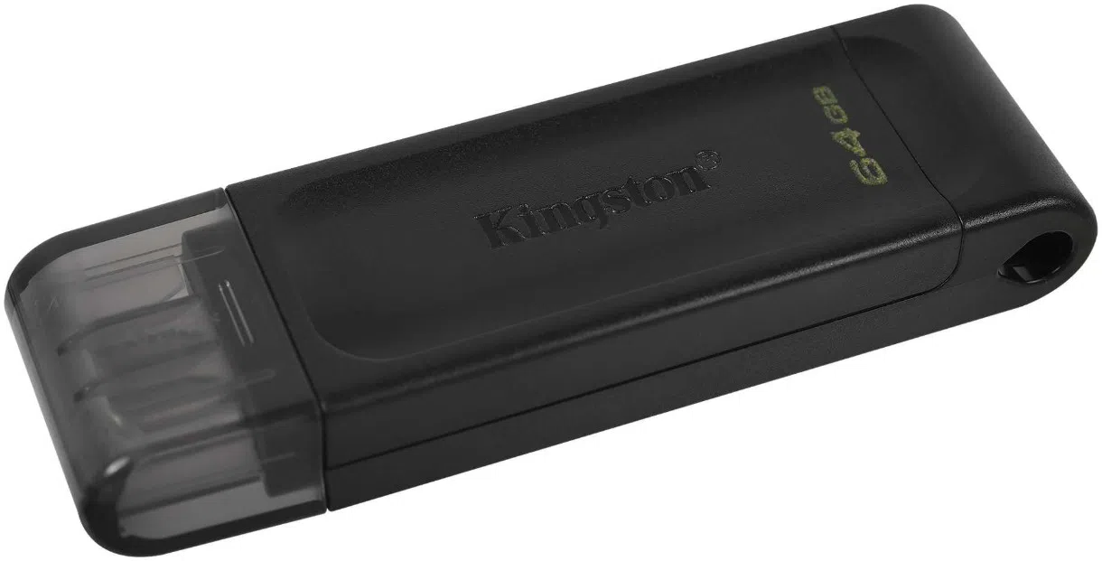 Флеш-накопитель Kingston DataTravaler 70, 64Гб, Черный 2