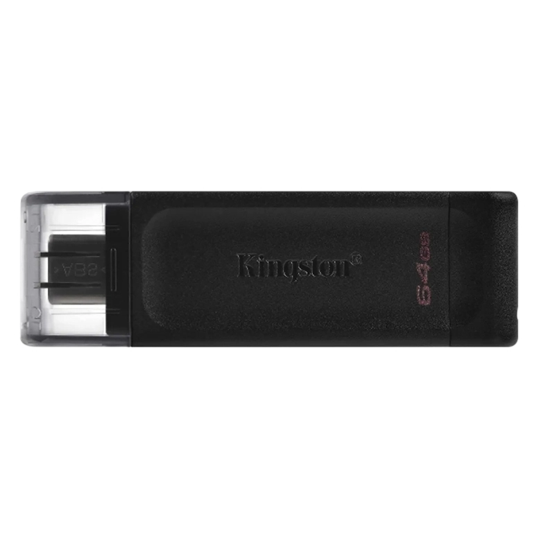 Флеш-накопитель Kingston DataTravaler 70, 64Гб, Черный
