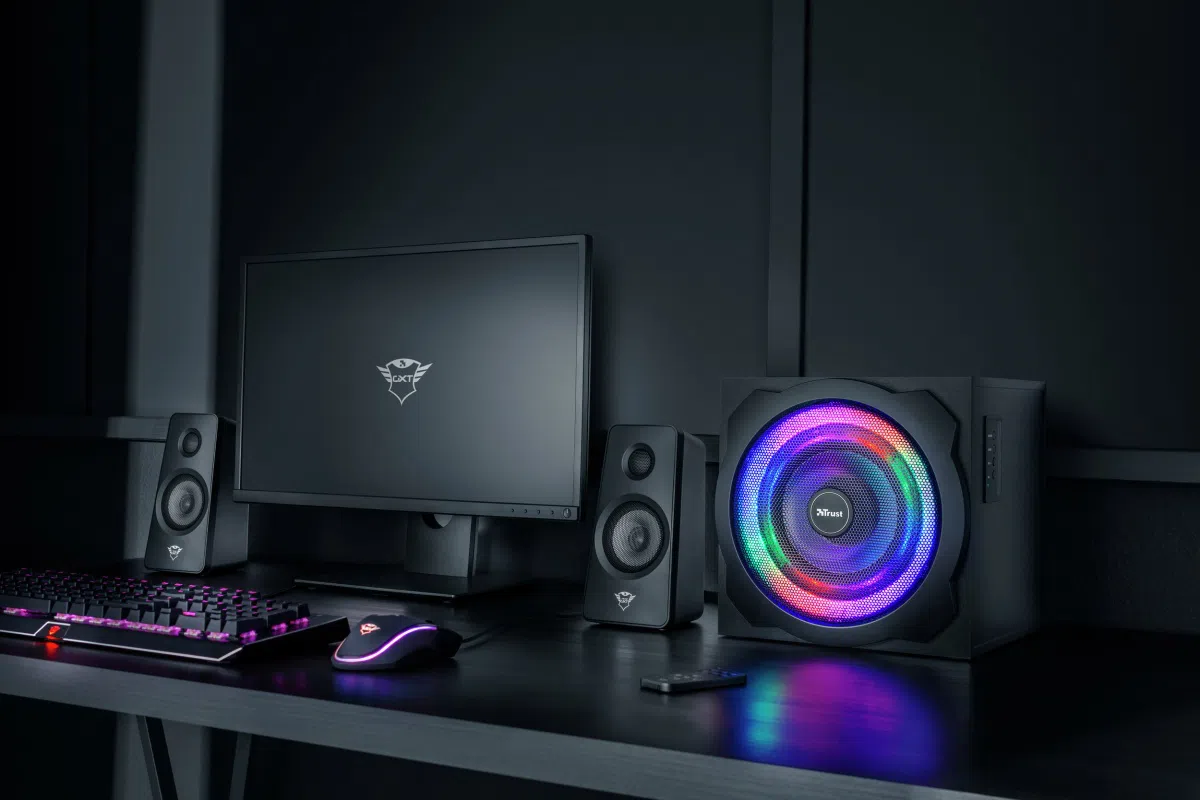 Компьютерные колонки Trust GXT 629 Tytan RGB Illuminated 2.1 Black (22944)