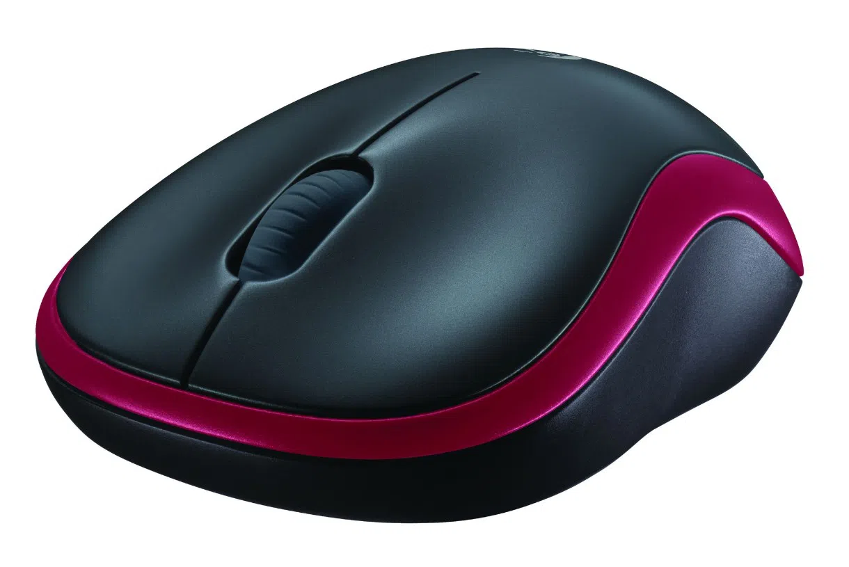 Mouse Logitech M185 Red 3