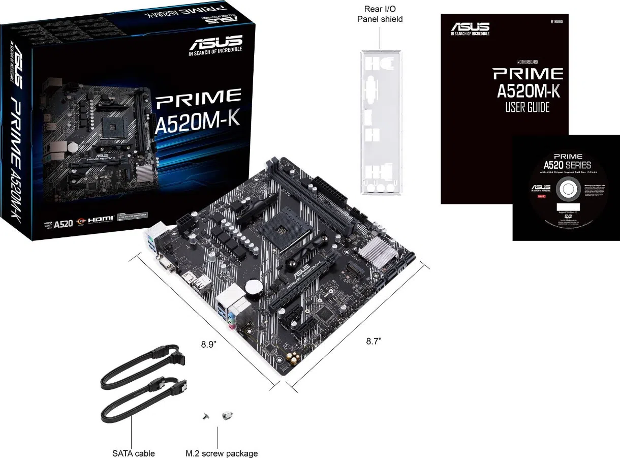 Placă de bază Asus Prime A520M-K 4