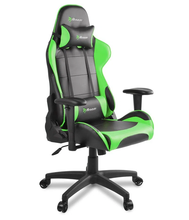 Офисное кресло Arozzi Verona V2 Black/Green 2