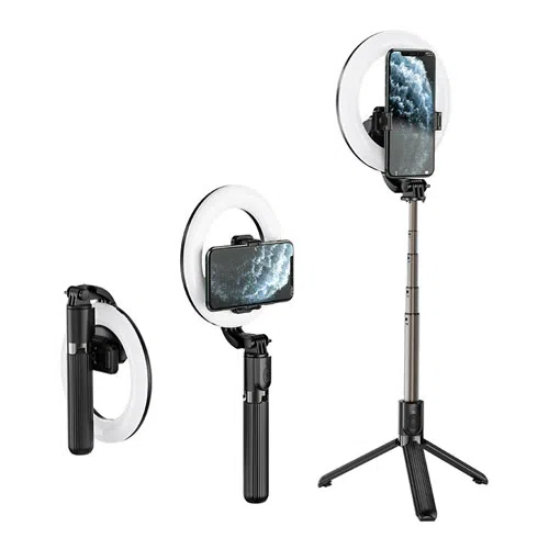 HOCO LV03 Showfull fill light live broadcast holder 3