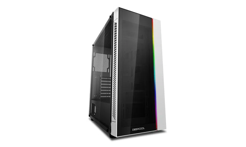 Carcasa DEEPCOOL MATREXX 55 V3 ADD-RGB WH / w/oPSU / Side panel / RGB lighting strip / ATX / White 5