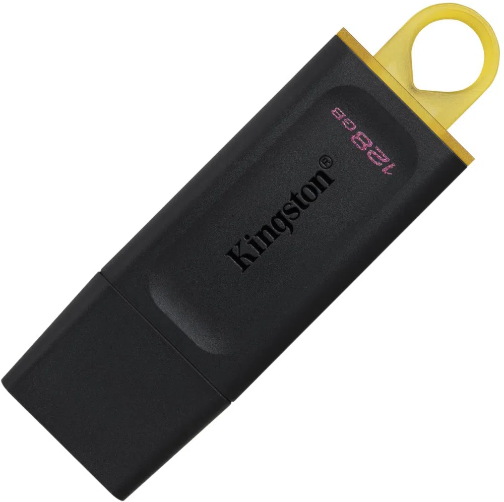 Флеш-накопитель Kingston DataTraveler Exodia, 128Гб, Черный/Желтый 3