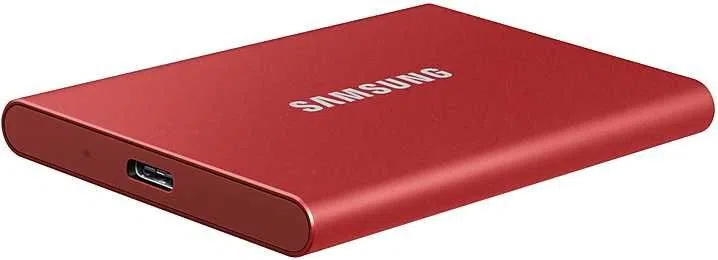 Внешний SSD Samsung Portable T7 1Tb Red (MU-PC1T0R/WW)