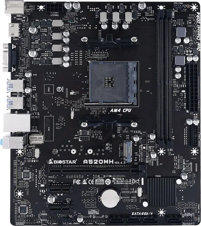 Материнская плата Biostar A520MH