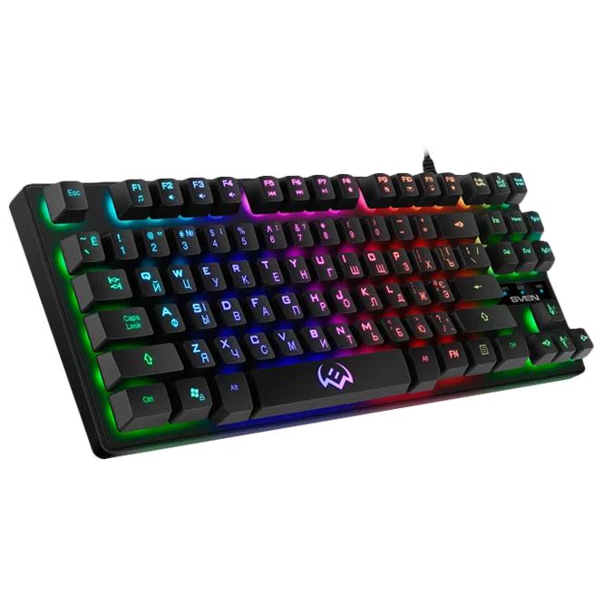 Клавиатура Sven KB-G7400, Проводная, Черный 3