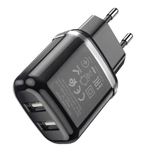 HOCO N4 Aspiring dual port charger set for Micro Black 3