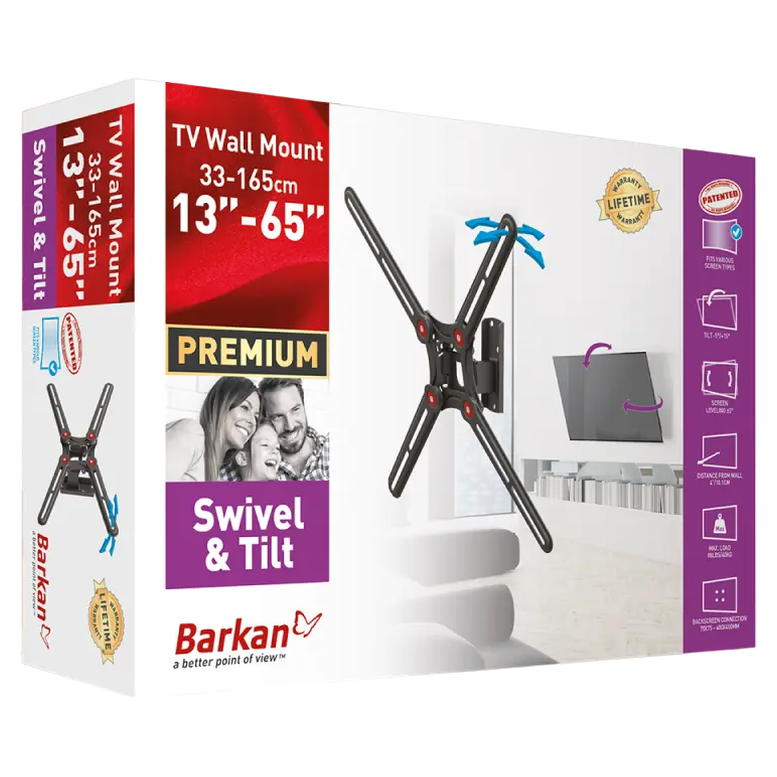 Кронштейн для телевизора Barkan BM320, Черный 4