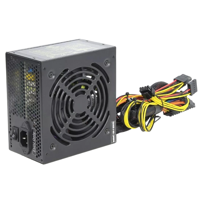 Блок питания для компьютеров HPC ATX-650W, 650 Вт, Черный