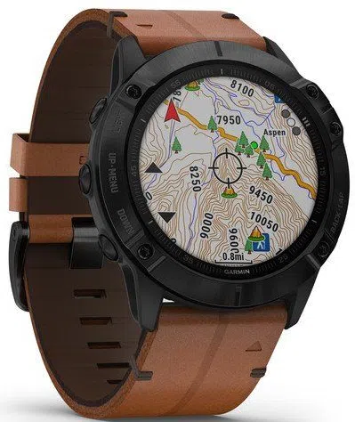 Смарт-часы Garmin fēnix 6X Pro Sapphire Editions Leather (010-02157-14) 3