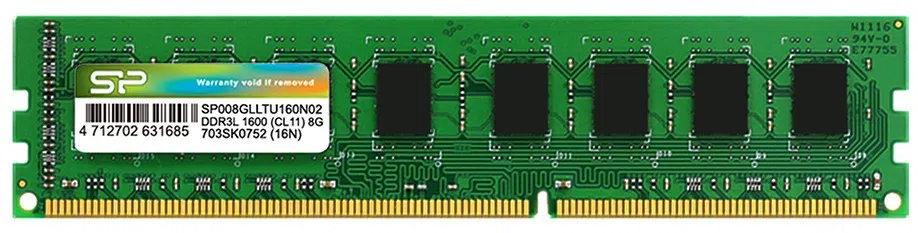 Оперативная память Silicon Power 8GB DDR3L-1600MHz (SP008GLLTU160N02)