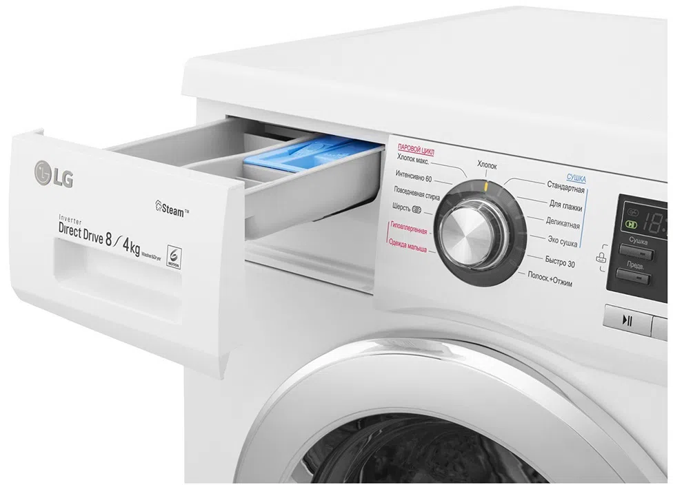 Maşina de spălat rufe LG F1496ADS3 White 4
