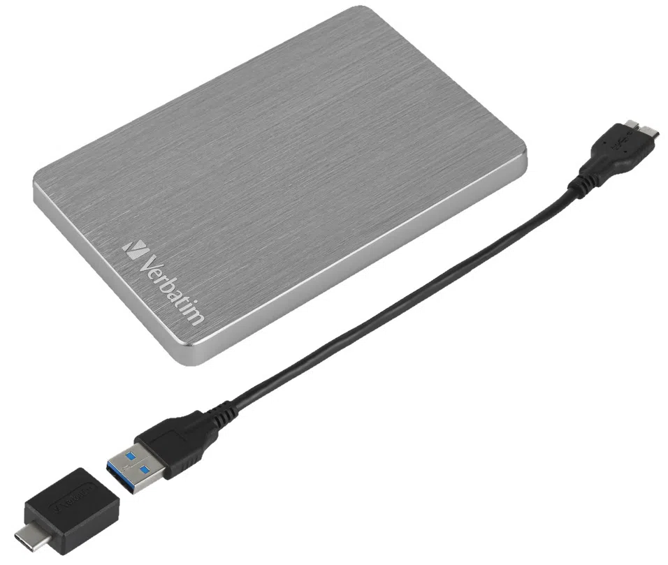 Hard disk extern Verbatim Store 'n' Go ALU, 1TB, Argintiu 2