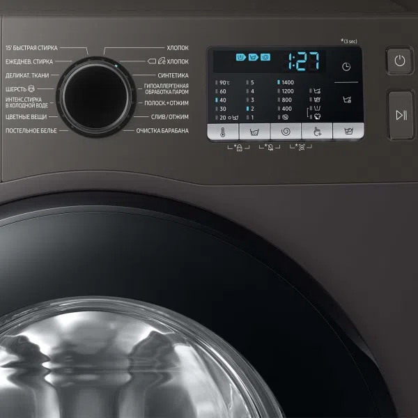 Стиральная машина Samsung WW90TA047AX/LP Grey 9