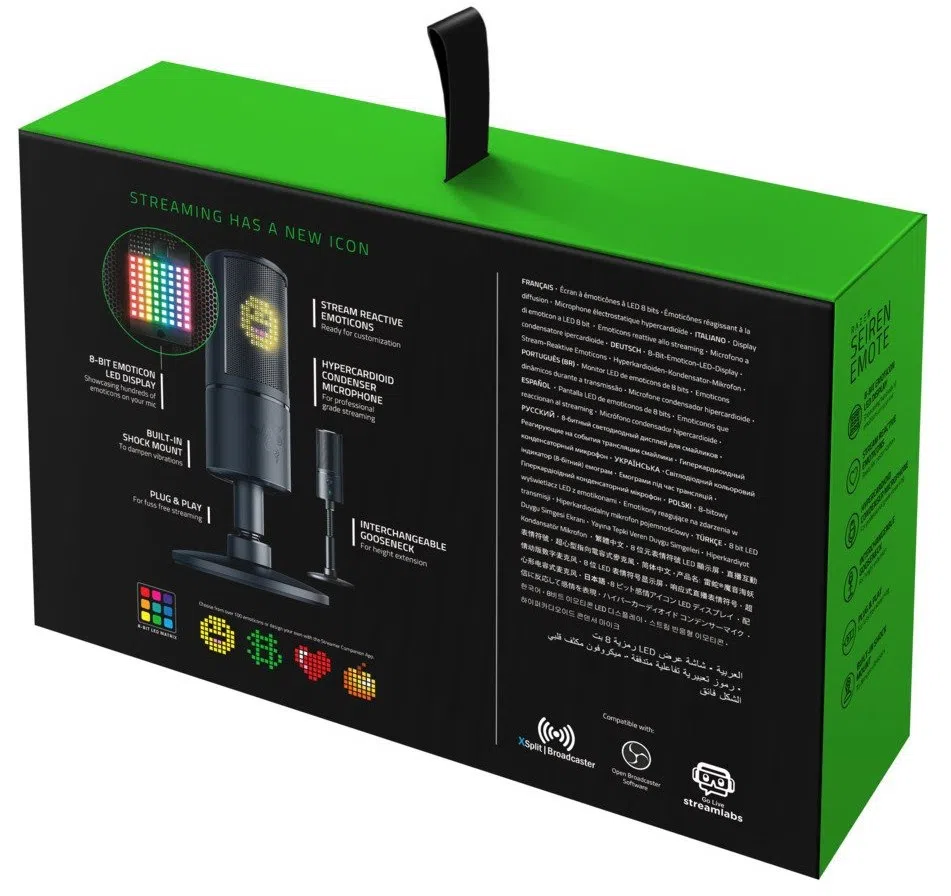 Микрофон Razer Seiren Emote (RZ19-03060100-R3M1) 8